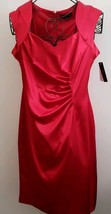 Shelby Nites Brand ~ Women&#39;s Size 10 ~ Red ~ Polyester/Spandex ~Sleevele... - £29.47 GBP