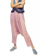 SMALLFree People Haley Harem Lounge Pants Boho Print Comfortable Bottoms... - €22,09 EUR