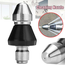 1 Front 6 Rear 1/4'' Quick High Pressure Washer Sewer 6 Jet Nozzle Washing - $24.22