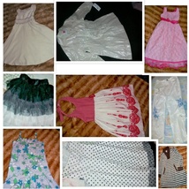 9 PC LOT Size 6 Years CLOTHES LOT FALL/SUMMER SHIRTS SHORTS SKIRTS DRESS - £51.83 GBP