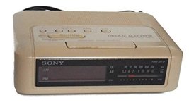 Sony Dream Machine Icf-c240 Digital Alarm Clock Radio Vintage 1980&#39;s Am/fm Beige - £27.35 GBP
