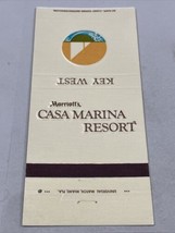 Vintage Matchbook Cover  Mattiott’s Casa Marina Resort  Key West, FL  gmg - £9.89 GBP