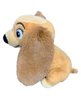 Disney  Lady And The Tramp Girl Brown Dog Plush Stuffed Animal Toy 7” Ju... - £7.47 GBP