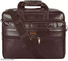 Unisex Collection Leatherette 15.6 inch Laptop Messenger Bag Men Indian - £57.05 GBP