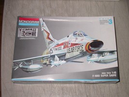 Monogram 1:48 Scale F-100D Super Sabre Military Jet Aircraft  High Tech Kit 5471 - $29.99
