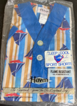 Sailboat Pajama Set Boys Size 8 Blue New Haven Short Sleeve Sport Shorts... - $19.79