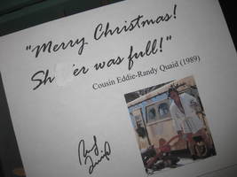 Randy Quaid Christmas Vacation Cousin Eddie Signed Film Quote Autograph ... - £11.73 GBP