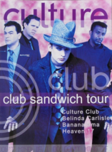 CULTURE CLUB Club Sandwich Tour Book *Rare* 1998 Mint Concert Program Heaven 17 - $33.19