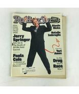 May 1998 Rolling Stone Magazine Jerry Springer Paula Cole Stevie Nicks T... - $5.45 CAD