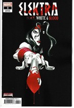 Elektra Black White Blood #3 (Of 4) Bagley Var (Marvel 2022) &quot;New Unread&quot; - £4.61 GBP