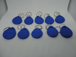 10 Pcs 125Khz RFID EM ID Key Fobs Keychain Tag Ring Access Control EM410... - £9.46 GBP