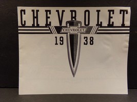 1938 Chevrolet Sales Brochure The Car That is Complete B & W - $62.99