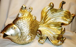 Beautiful Silver Colored Fish Figurine Nautical Design Set Of 2 - £39.31 GBP