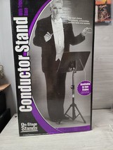 On Stage SM7211 Conductor Orchestral Pro Music Stand Tripod Folding Base... - $28.95