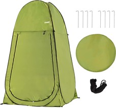 Camping Shower Tent 7FT Instant Pop Up Privacy Tents, Portable Toilet Tent - £44.75 GBP