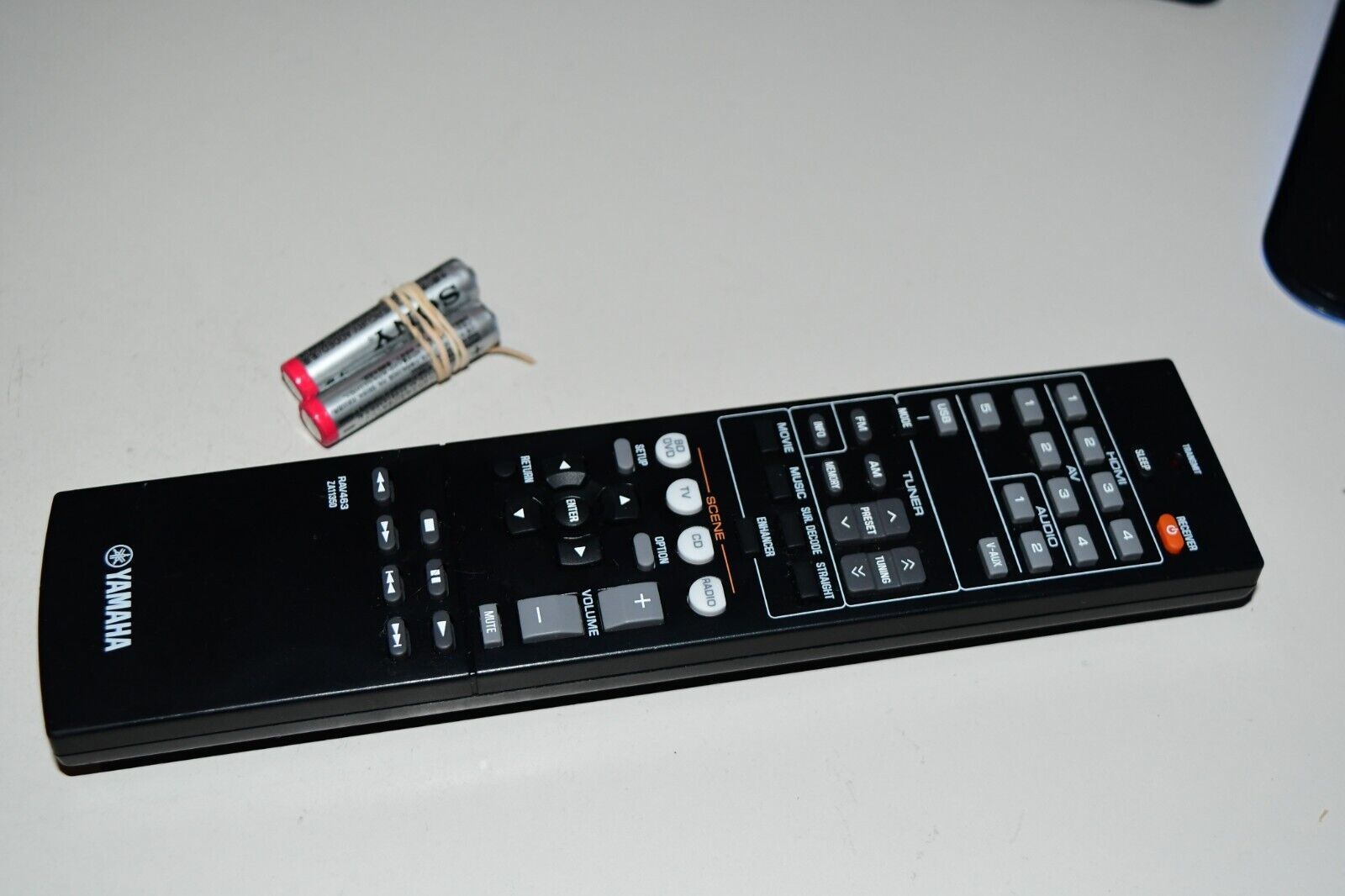 YAMAHA RAV463 ZA11350 Remote For RX-V373 RX-V375 TESTED W BATTERIES - $15.46