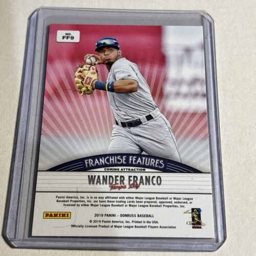 2019 Panini Donruss Franchise Features Rapture Trea Turner/Wander Franco #FF9 Item image 2