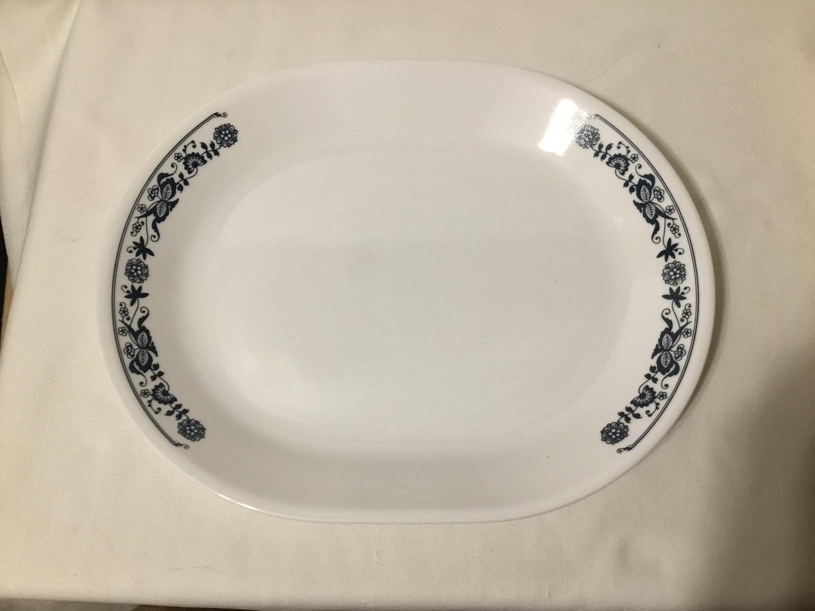 Primary image for Corning Corelle Old Town Blue 12 1/4" Oval Serving Platter