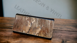 Women&#39;s Trifold Wallet - Buck and Doe Two Deer Design - £19.53 GBP
