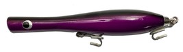 Large Top Water Offshore Big Game Popper Draco 9.5&quot; Black/Purple with Hooks - £15.89 GBP