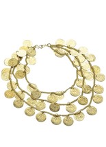 Greek traditional necklace 3 rows (flouria) - £47.19 GBP