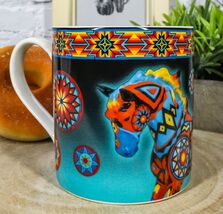 The Trail Of Painted Ponies Eye Dazzler Navajo Indian Horse Ceramic Mug Cup - $18.49