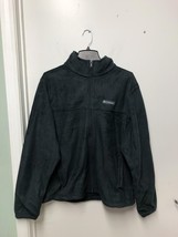 Columbia Men&#39;s Granite Mountain Fleece Jacket XM6354-010 Black Size Large - $39.14 CAD