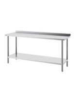 VEVOR 24 x 72 x 36 Inch Stainless Steel Work Table, Commercial Food Prep... - €477,58 EUR