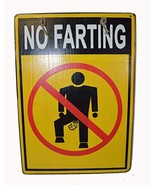 WorldBazzar Hand Carved Wooden NO Farting Hilarious Funny Gag Gift Sign ... - £19.45 GBP
