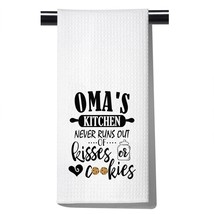 Oma&#39;S Kitchen Decor Oma&#39;S Kitchen Never Runs Out Of Kisses And Cookies D... - £22.36 GBP