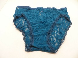 Adore Me Women&#39;s Lace See Through Panty 09425 Deep Teal Size XS - £3.78 GBP