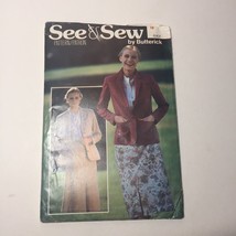 See &amp; Sew 6401 Size 10 Misses&#39; Jacket and Skirt - $12.86