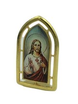 Sacred Heart of Jesus   Italian  design Religious Mini desk Standing Plaque New  - £10.02 GBP