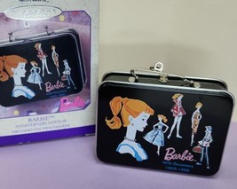 Hallmark 40th Anniversary Edition Barbie 1999 Pressed Tin Lunchbox KS Ornament - £20.76 GBP