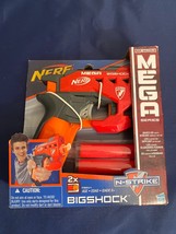 Dart GunToy With Darts Hasbro Mega Big Shock N Strike Blaster  GENUINE NEW - $12.95
