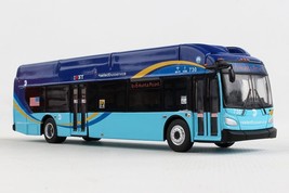 5.75 Inch  NYC MTA New York City Electric Select Bus 1/87 Scale Diecast Model - £29.59 GBP