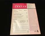 Creative Crafts Magazine August 1971 SummerTime Candles, Silk Screen - £3.98 GBP
