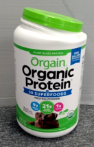Orgain Organic Plant Based Protein Powder Superfoods Creamy Chocolate 2.64 lbs - £25.97 GBP