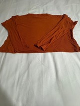Popular 21 Women's Blunt Orange Long Sleeve Pullover Tank Top Size 1X image 7