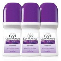 Avon Cool Confidence Original 2.6 Fluid Ounces Roll-On Deodorant Trio Sets - £8.64 GBP