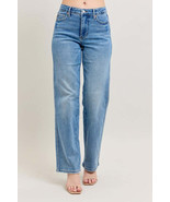 Judy Blue Full Size Tummy Control Vintage Wash Straight Jeans Plus Size - $62.95