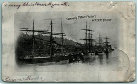 Tacoma Washington WA Waterfront Printed Aluminum UDB Postcard B13 - £31.61 GBP