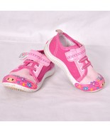 Chulis Baby Toddler Girl Shoes Canvas Pink Sneakers Girl&#39;s Size 18 - $200.11 MXN