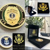 MP- Military Police Challenge Coin United States Air Force With Special Case - $24.74