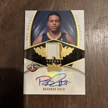 2008-09 FLEER HOT PROSPECTS NBA PATCH AUTO BRANDON RUSH PACERS - £7.87 GBP