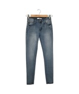 KanCan Jeans Womens 25 Skinny Mid Rise Stretch Whisker Light Wash Denim ... - $29.77 CAD