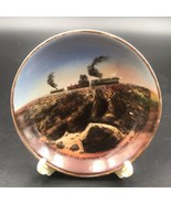 Vintage Summit of Pikes Peak Colorado Springs Souviner Tray Plate 4&quot; Dia... - £13.18 GBP