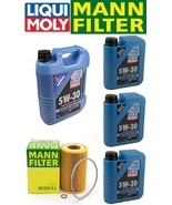 BMW X5 01-06 E53 3.0L M54 OIl Change Kit  w/LIQUIMOLY 5W-30+MANN Filter ... - $2,273.11 MXN