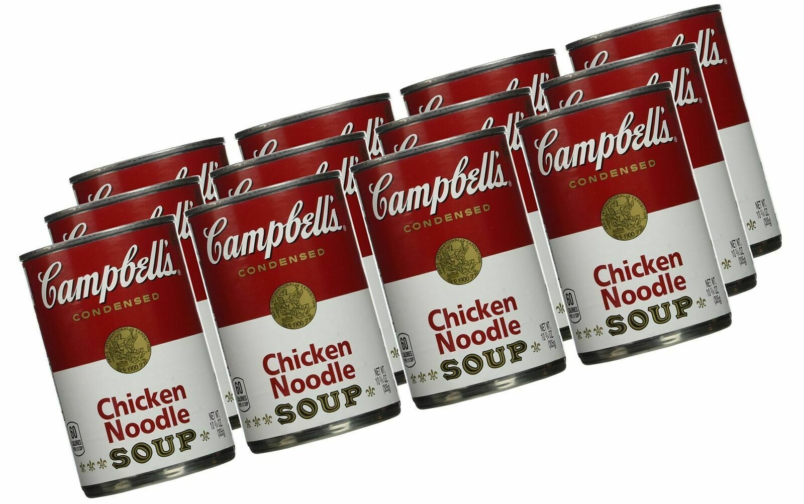 -15 CAMPBELL'S CHICKEN NOODLE SOUP 10 OUNCE CANS, Fast Priority Shipping   - $42.75