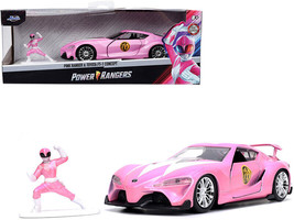 Toyota FT-1 Concept Pink Metallic Pink Ranger Diecast Figurine Power Rangers Hol - £16.06 GBP